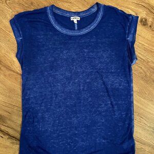 Women's Womens Express Dark Blue Short Sleeve Fashion T Tee Shirt